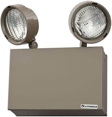 Lithonia Lighting ELT36 2 Lamp 36W Incandescent Emergency Lighting Unit, Tan