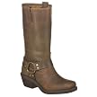 Women's Mossimo Supply Co. Katherine Leather Engineer Boots - Dark Tan