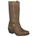 Women's Mossimo Supply Co. Katherine Leather Engineer Boots - Dark Tan