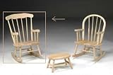 Unfinished Boston Rocker