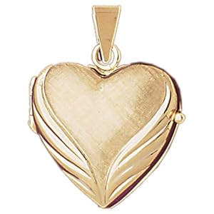 14K Gold Locket Ornate 5.8 - Gram(s) - Free Shipping