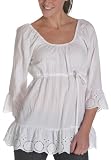 Jeanstar Womens Tabitha Woven 3/4 Sleeve Top