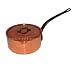 Authentic French COPPER SAUCEPAN (pan/pot/casserole) + COPPER LID! - 18 cm = 7 1/8