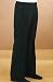 Neil Allyn Black plain front tuxedo stripe trouser for women
