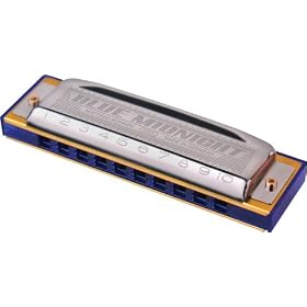 Hohner Blue Midnight Harmonica, Key of C