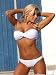 J382 White Strapless Twist Bikini TOP ONLY Size: LL