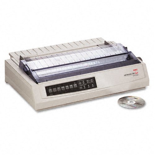 Oki Products - Oki - Microline 391 24-Pin Dot Matrix Turbo Printer - Sold As 1 Each - This durable machine is designed to keep printing when other printers in its class have retired. - It offers an ideal combination of versatile paper handling, performance and speed. - Provides superior-looking output that won't waste paper. - Turns out fast, precise dedicated forms from either pin-feed or cut-sheet stock. - Bottom feed provides a short, straight paper path to keep stiff card stock or label Oki Products - Oki - Microline 391 24-Pin Dot Matrix Turbo Printer - Sold As 1 Each - This durable machine is designed to keep printing when other printers in its class have retired. - It offers an ideal combination of versatile paper handling, performance and speed. - Provides superior-looking output that won't waste paper. - Turns out fast, precise dedicated forms from either pin-feed or cut-sheet stock. - Bottom feed provides a short, straight paper path to keep stiff card stock or label