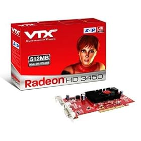 VTX3D 512MB Radeon HD 3450 AGP Graphics Card