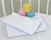 Elegance Sheets for Oval Bassinet - Set of Two - White