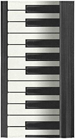 Piano Keyboard Sale Custom Bath Towels Large Soft and Comfortable Travel Beach Bathroom Shower Washcloth Wrap for Men/Women 80% Polyester 20% Cotton, (30" x 56")