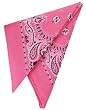 New Pink Cowboy Cowgirl Costume 19" Bandana Head Scarf