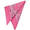 New Pink Cowboy Cowgirl Costume 19" Bandana Head Scarf