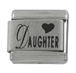 SilverBin Daughter Stainless Steel Italian Charm Link