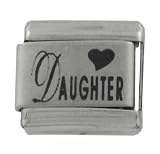 SilverBin Daughter Stainless Steel Italian Charm Link