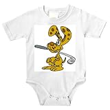 Onesie with club, holding, golf, sport, mouse