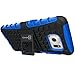CoverON Galaxy S7 Edge Case, [Atomic Series] Hybrid Armor Cover Tough Protective Hard Kickstand Phone Case for Samsung Galaxy S7 Edge - Blue