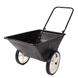 Precision Products LC150PFA 5.5 Cubic Foot Garden Yard Cart With Spoked Wheels by Precision Products