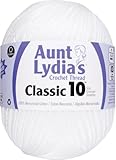 Aunt Lydia 153.0201 Jumbo Crochet Cotton, White
