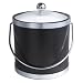 Kitchen & Housewares : Kraftware Ice Bucket with Acrylic Cover - Black/ Chrome (3-qt.)