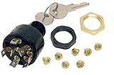 MARINE WORKS IGNITION SWITCHESSwitch Function: Push-to-choke 4-position Off-lgn-Start(choke)Magneto 4- position / Terminal Type: 7 screw / Housing Mat'l: Short/Poly / Hardware Included: Brass back-up nut Hex black plasticHex black plastic