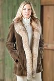 Women's 32 Sheared Mink with Fox Tux