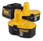 (2) Dewalt Dc9096 XRP Battery Batteries Pack + Charger