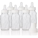 Evenflo Feeding Classic Glass Twist Bottles, 4 Ounce (Pack of 6)