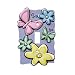 BUTTERFLY Flower SWITCHPLATE COVER girl kid decor home