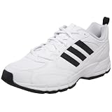 adidas Men's Duramo Training Cross Training Shoe,White/Dark Navy/Red,6.5 M