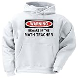 BEWARE OF THE MATH TEACHER Youth Hooded Sweatshirt (for Kids) Various Colors Available