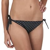 Mossimo Black: Dot Hipster Swim Bottoms - Slate/ Blue