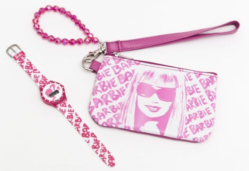 Mattel 25118 - Barbie Set mit Strass-Armbanduhr und Geldbeutel Mattel 25118 - Barbie Set mit Strass-Armbanduhr und Geldbeutel