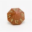 GameScience Precision Copper d14 Dice, hand-inked