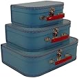 Cargo Cool Euro Suitcases, Soft Blue, Set of 3