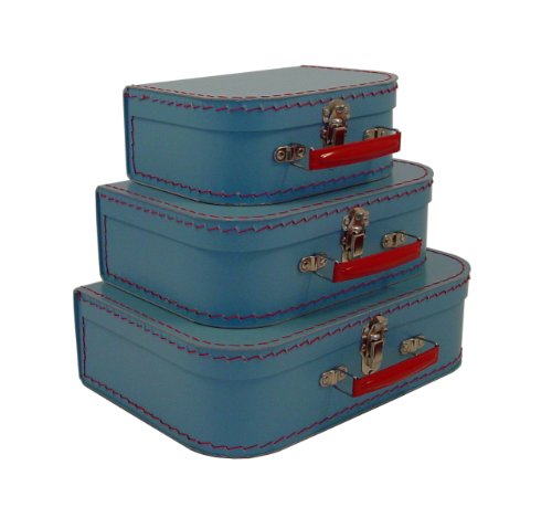 Cargo Cool Euro Suitcases, Soft Blue, Set of 3