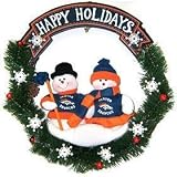 Denver Broncos 20" Team Snowman Wreath