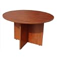 Boss 42-Inch Round Table, Mahogany