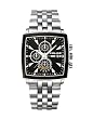 Police M310.00PLX Patrol gents stainless steep bracelet with black chrono dial watch