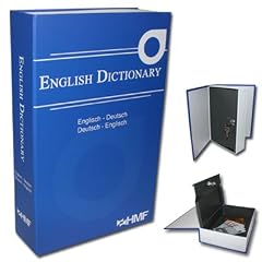 Buchkassette, Geldkassette, Buchatrappe - English Dictionary, blau
