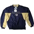St. Louis Rams NFL Crew Neck Nylon Pullover (Navy)