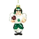 SC Sports Colorado State Rams Caucasian Football Player Ornament (Set of 2)