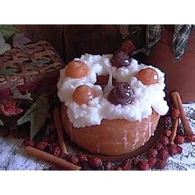 Cinnamon Bun Electric Soy Candle Chestnuts and Brown Sugar by CricketCat