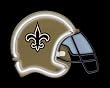 New Orleans Saints Neon Helmet