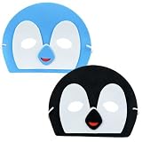 Penguin Masks Assorted (12) Party Supplies