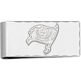 LogoArt Tampa Bay Buccaneers Sterling Silver 7/8 inch X 2 inch Money Clip