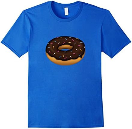 Men's Doughnut Donut Emoji T Shirt Medium Royal Blue