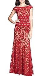 Lace Floor Length Cap Sleeves Bodycon Dress/Bridesmaid Dress 