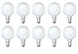 Details zu "10 x Gl&uuml;hbirne Gl&uuml;hlampe Tropfen 40W 40 Watt E14 Opal Weiss MATT Kugellampe"