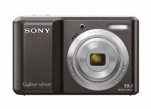 Sony DSCS2000B Cyber-shot Digital Camera - Black (10.1 MP, 3x Optical Zoom) 2.5 inch LCD
