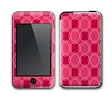 Pink Circles Design Decal Protective Skin Sticker for Apple iPod Touch